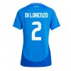 Damen Fußballbekleidung Italien Giovanni Di Lorenzo #2 Heimtrikot EM 2024 Kurzarm